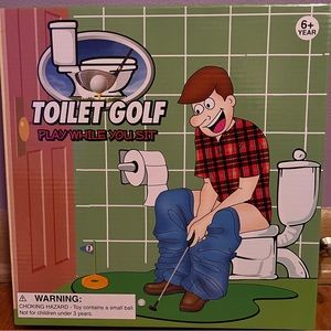 NIB Toilet Golf Game